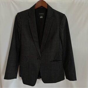 Club Monaco Window Pane Print Blazer